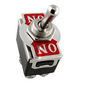 DPDT 2 position 125v 5A toggle switch 27.9mmx19.7mmx14.6mm